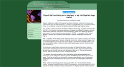 Desktop Screenshot of nigerianfranchise.org